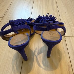 Blue/purple Banana Republic Suede Women's Heels